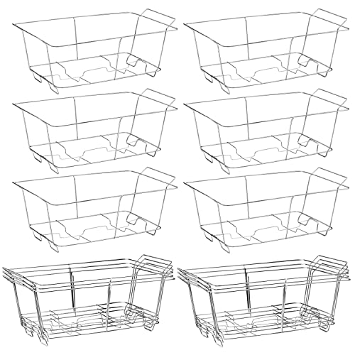 MAXYGIFT 12 Pack Full Size Chafing Wire Racks for Buffet Food Serving and Catering