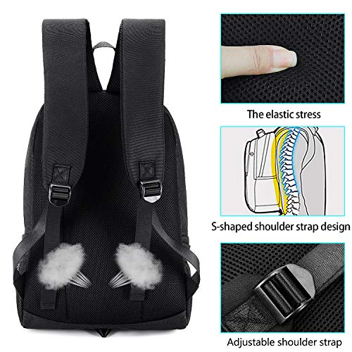 MCWTH Shark Backpack for Teen Boys - Glow School Bookbag, Waterproof & Comfortable