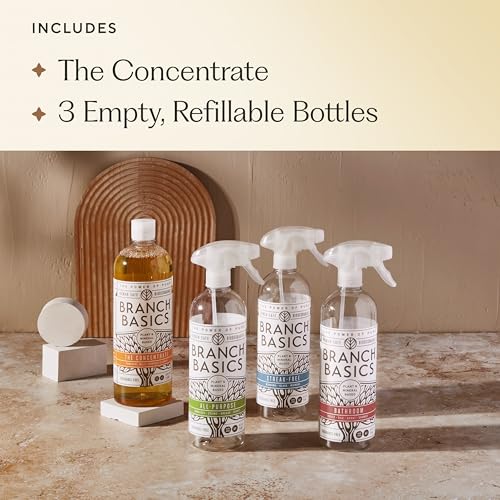 Branch Basics Surface Cleaning Kit 33.8oz Concentrate with Refillable Bottles - Variant 33.8oz Concentrate