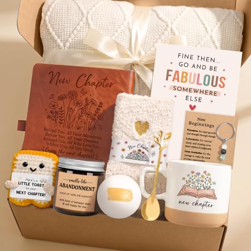 New Beginnings Gift Set for Women - Inspirational Care Package for Life Transitions