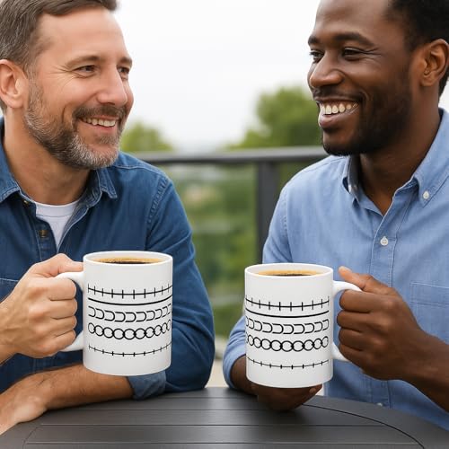 ZUAON I Quit Hidden Message Coffee Mug White 11oz - Funny Office Gift