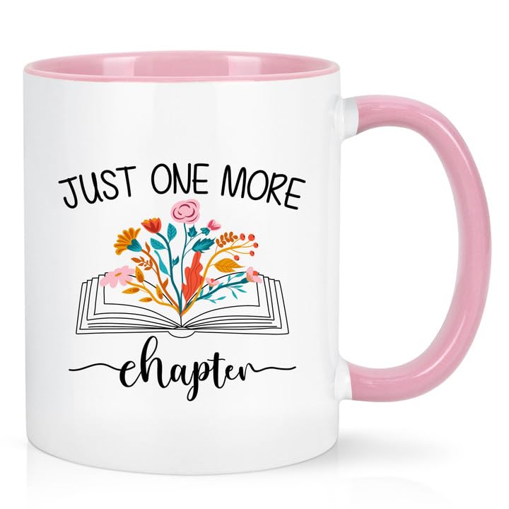 Just One More Chapter Mug - 11 oz Book Lovers Gift for Readers