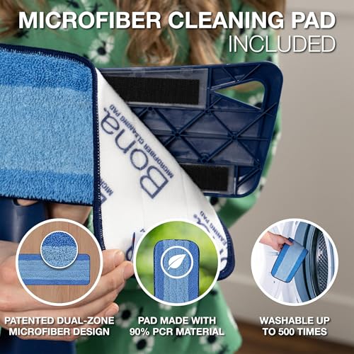 Bona Premium Spray Mop for Hardwood Floors with Wood Floor Cleaner & Microfiber Pad - Variation: Premium Spray Mop: Concentrate Packet