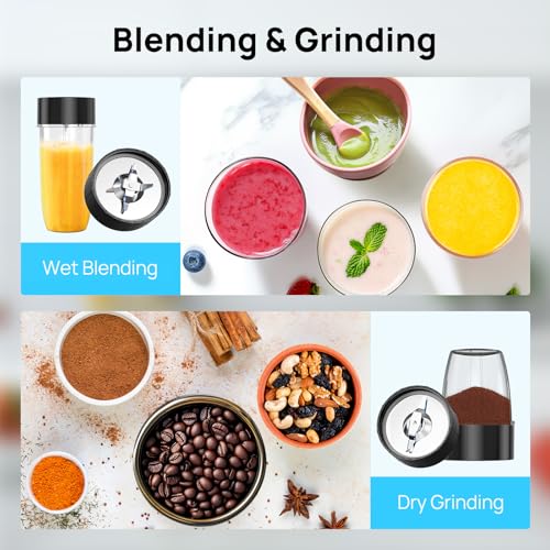 16-Piece Blender & Grinder Set for Kitchen & Personal Use - Consciot