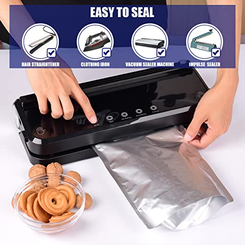Lebodu 120 Mylar Bags with x 300cc Oxygen Absorbers for Food Storage