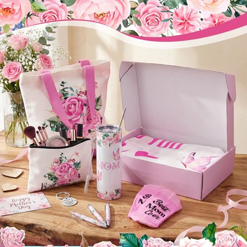 JenPen Christmas Rose Butterfly Tote Bag & Blanket Gift Set - Flower Variation