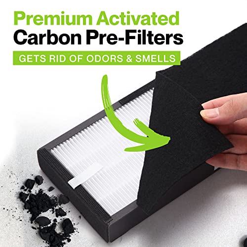 Durabasics Replacement Air Filters for Alen T500 Tower Air Purifier - Pack of 2