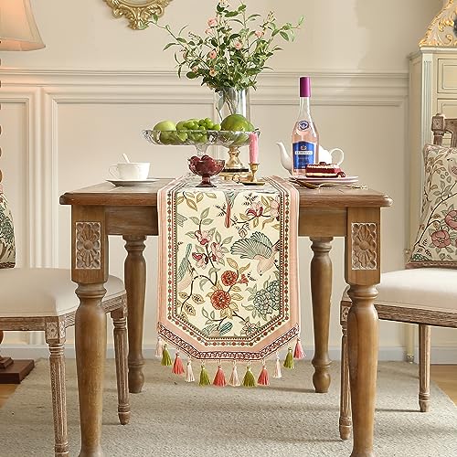 patdrea Cullom Velvet French Designer Vintage Table Runner 12"x63"