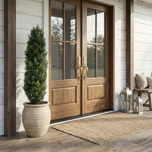 Artificial Cedar Tree 4 ft UV-Resistant Outdoor Plant - Lifelike Faux Tree