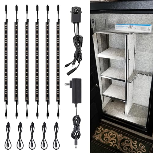 LED Safe Lighting Kit with Motion Sensor - 12 Inch Daylight 5000K