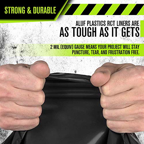 Heavy Duty 33 Gallon Trash Bags - 2 Mil Thick Contractor Garbage Liners, 100 Pack