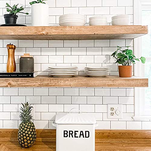 White STICKGOO 10-Sheet Peel and Stick Subway Tile Backsplash Thicker Design
