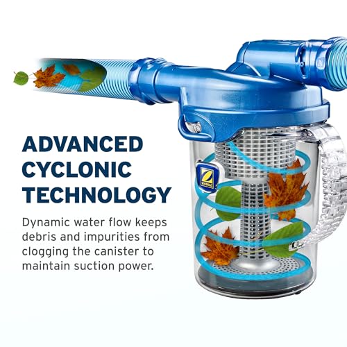 Zodiac Cyclonic Leaf Catcher for Pool Vacuum Hose - Easy Install & Clean