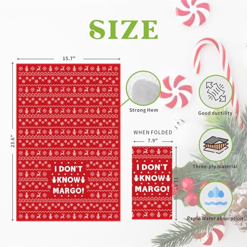 Cheroloven Margo Christmas Vacation Kitchen Towels 2Pcs Griswold Family Holiday Gift Set