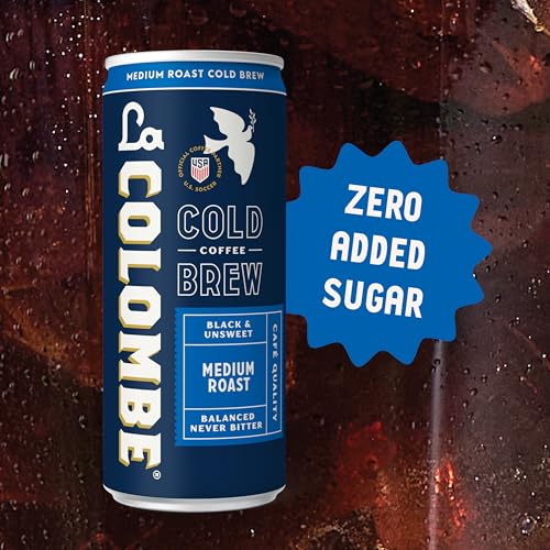 Cold Brew Coffee Unsweetened - 11 Fl Oz Cans, Pack of 12 - Ready-to-Drink Coffee