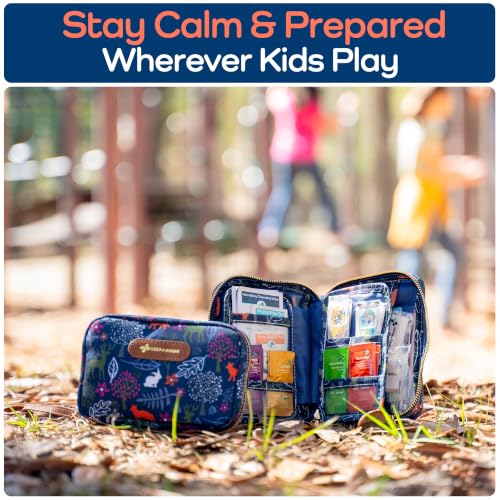 Woodland KeepGoing Kids Travel First Aid Kit - 130 Pieces TSA-Approved