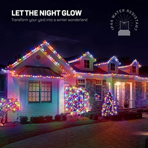SEWANTA 200-LED Multicolor Christmas String Lights 50 ft Indoor/Outdoor