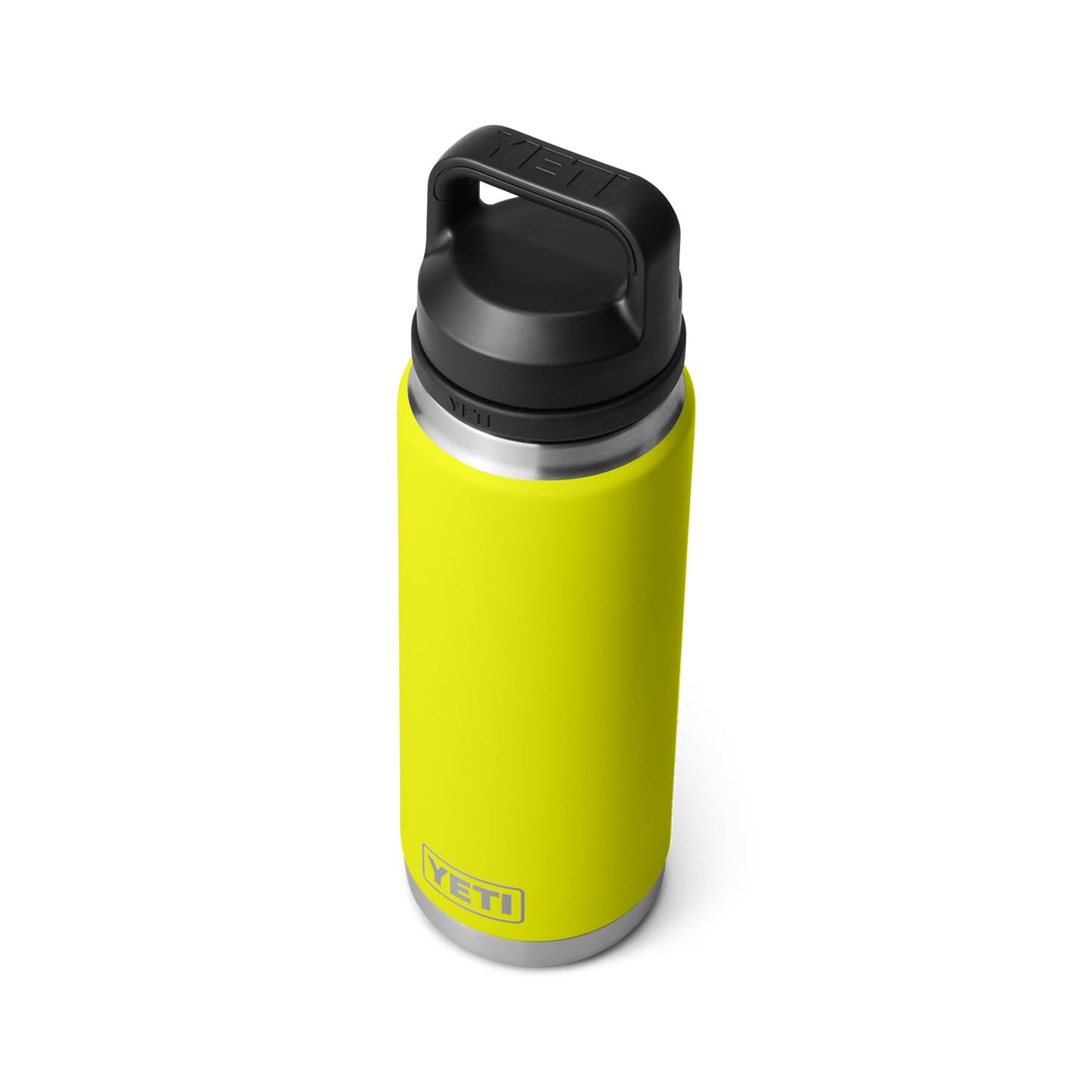 YETI Rambler 26 oz Bottle, Leakproof, Vacuum Insulated, Stainless Steel with Chug Cap, Firefly Yellow