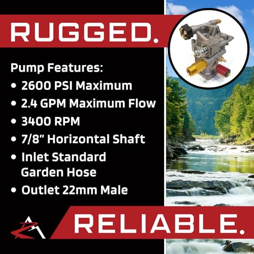 New PRESSURE WASHER PUMP fits Honda Excell XR2500 XR2600 XC2600