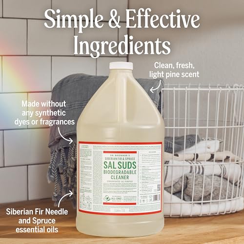 Dr. Bronner's Sal Suds All-Purpose Cleaner Fir & Spruce Pine 128 Fl Oz Gallon