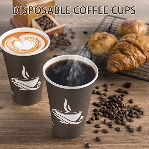 LITOPAK 210 Pack 16 oz Disposable Paper Coffee Cups - Hot & Cold Drinkware
