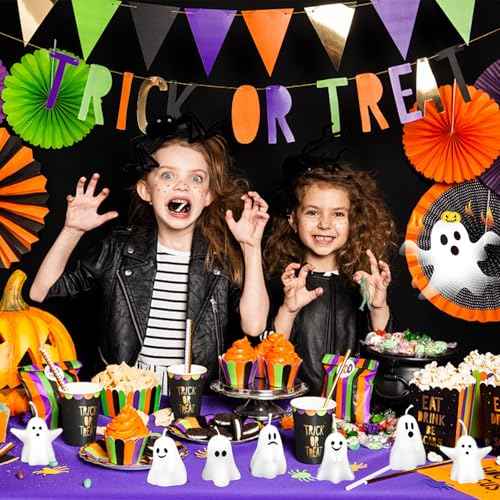 6PCS Novelty Candles, Halloween Ghost Candles, Christmas Gifts for Birthday Party, Home Decoration