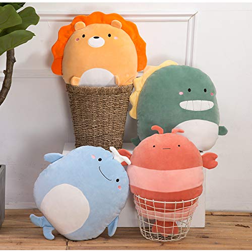 ARELUX Soft Whale Anime Plush Pillow Cute Whale Stuffed Animal Plush Toy Plushies Room Decor Festival Decorations Accompany for Friends Family Birthday 16inch