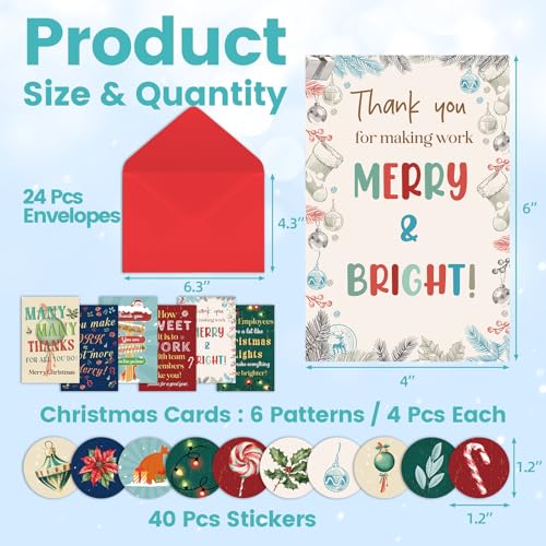 Ceiba Tree Vintage Christmas Cards for Employees Staff Appreciation