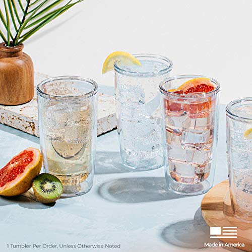 16oz Double Wall Insulated Travel Tumblers 4-Pack - Made in USA, Classic