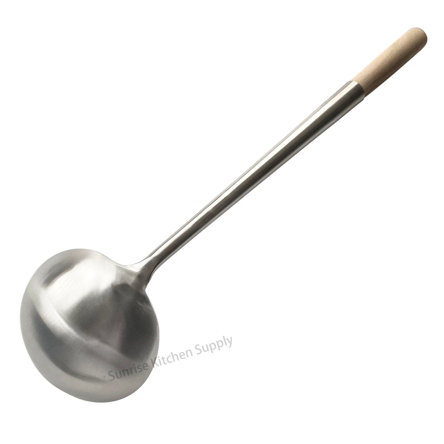 Sunrise Kitchen Supply Commercial Grade Wok Ladle 18.25" (#L)
