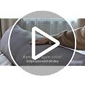 Weighted Body Pillow for Side Sleepers 54x18 Inches - Bamboo Grey - 10.5 lbs