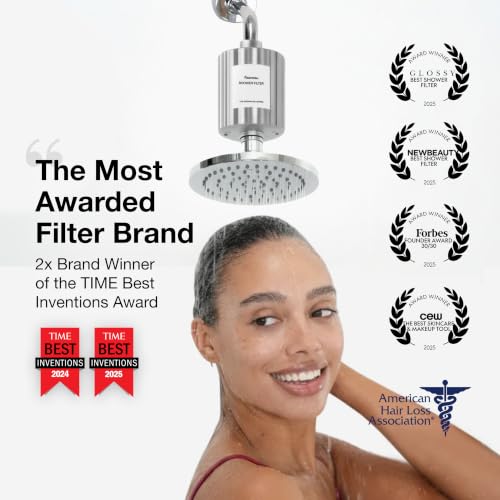 Filterbaby Signature Shower Filter Chrome for Sensitive Skin & Hair - Expert Developed