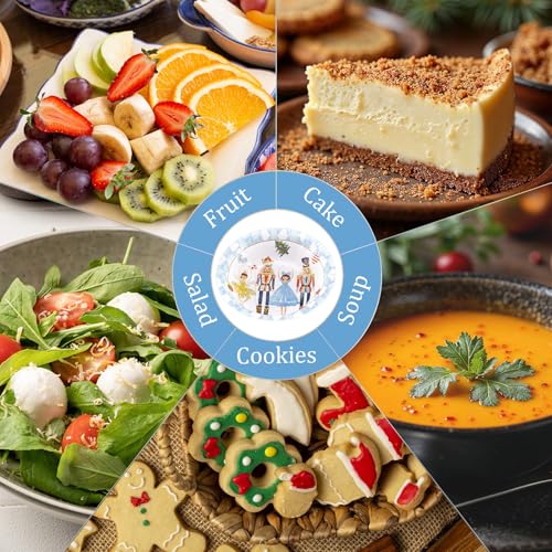 FYSUIMU Nutcracker 50Pcs 16oz Christmas Paper Bowls - Disposable Holiday Party Tableware