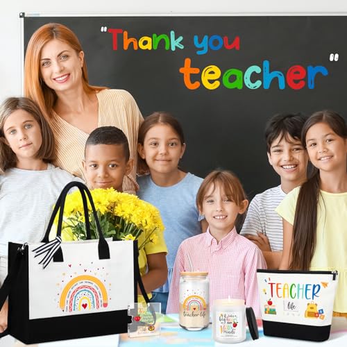 Locmeo Teacher Appreciation Gift Basket Christmas Thank You Gift Set - Variation: Teacher