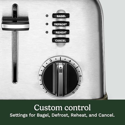Cuisinart Stainless Steel 4-Slice Toaster with Extra-Wide Slots