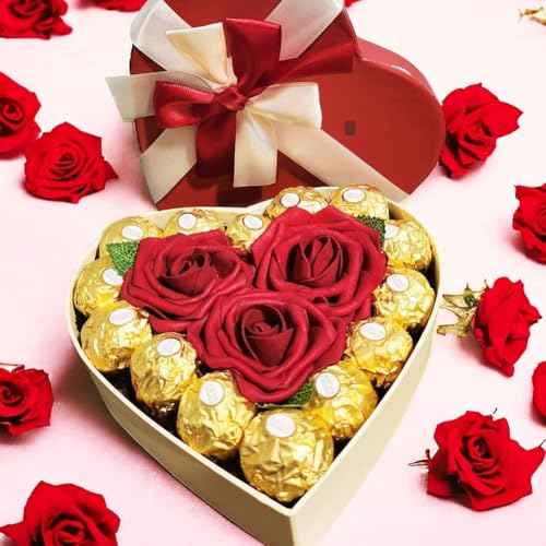 Artificial Flowers 25pcs Dark Red Roses Real Looking Foam Rose Fake Flowers with Stem/Leaves for DIY Wedding Bouquets Centerpieces Floral Arrangments Home Party Christmas Tree Decorations