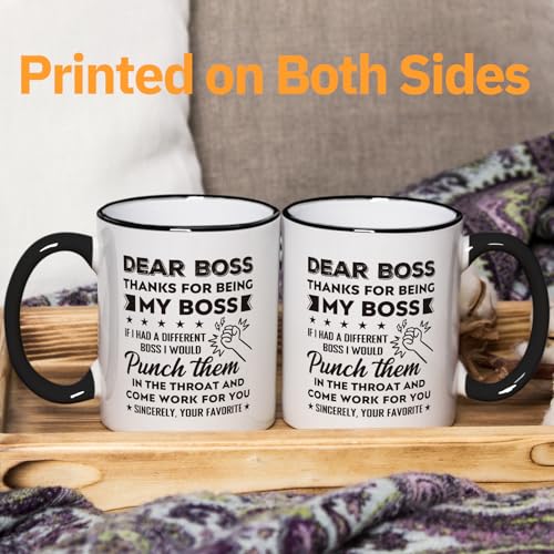 Funny Boss Mug 11oz - Appreciation Gift for Boss, Manager, Leader