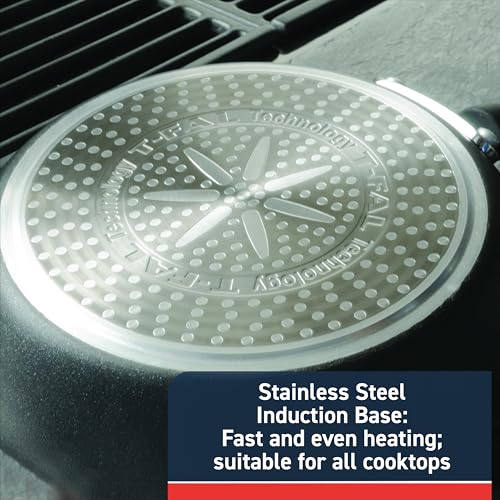 T-Fal 12-Inch Experience Nonstick Fry Pan with Lid, Induction & Oven Safe