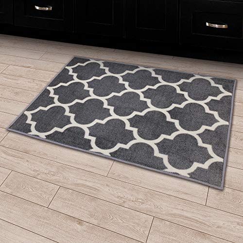 Prest-O-Fit 5-0269 Decorian 2-Piece RV Rug Set - Fossil Gray