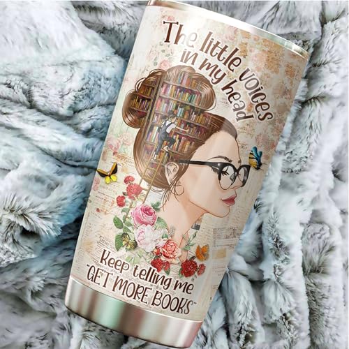 Book Lover Tumbler - Librarian Mug for Women - Book Tumbler 4