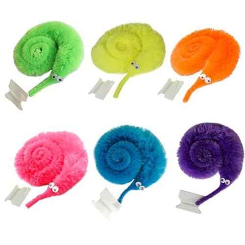 6Pcs Random Color Magic Worms Decors,Multi-Item Party Favor Packs,Soft and Comfortable Polyester Fiber Wiggly Worms,Fuzzy Worm Decors for Holiday Halloween Christmas Decorations,Party Favors