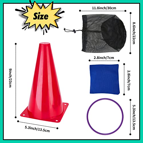 Redllo 53PCS Outdoor Carnival Games Set - Lawn, Family & Kids Party Pack