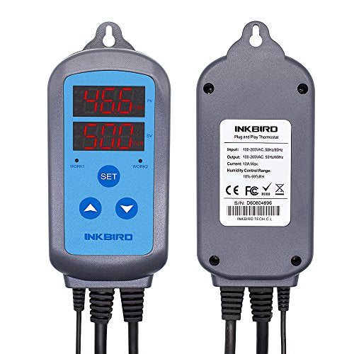 Inkbird Humidity Controller IHC200 for Mushroom, Greenhouse & Grow Tent