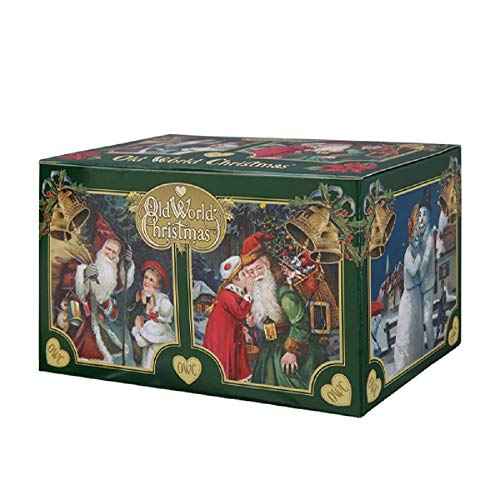 Old World Christmas Football Glass Blown Ornament for Christmas Tree, Handcrafted Holiday Decoration, Sport Collection