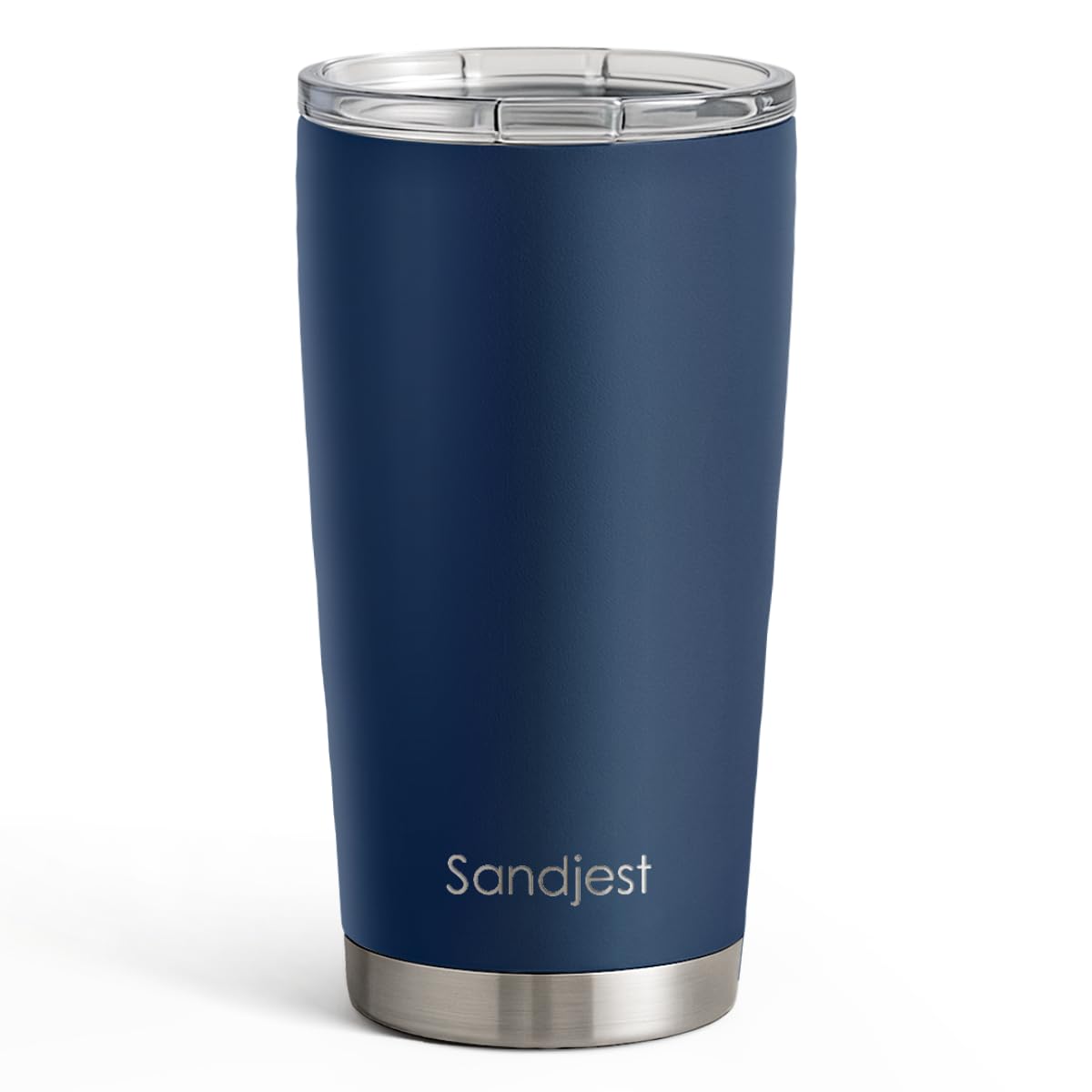SANDJEST Navy Tumbler 20oz Stainless Steel Double Wall Vacuum Insulated, Travel Coffee Cup, Gifts for Men Women Birthday Christmas