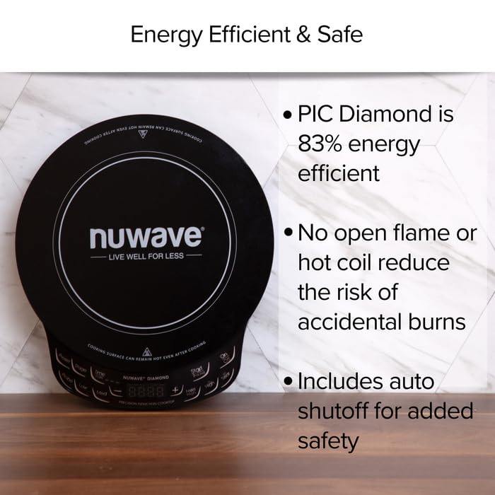 Induction Cooktop with Precise Temperature Control and Probe - Portable Electric Burner