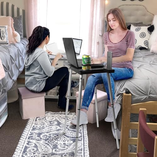 Portable Laptop Desk Stand - Adjustable Height Foldable Workspace for Travel & Home