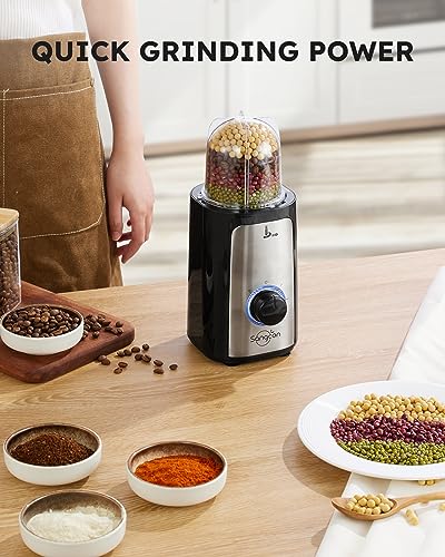 5-in-1 Food Processor Blender Set for Smoothies, Chopping & Grinding