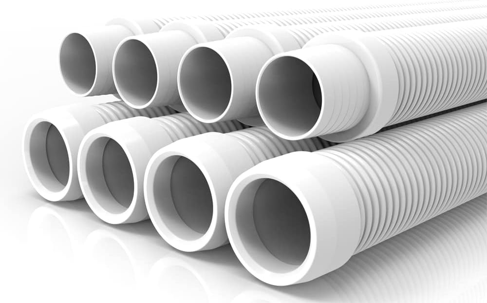 POOLWHALE Replacement Pool Vacuum Hose - 1.5” Diameter, 8 Durable Hoses for Pools & Spas