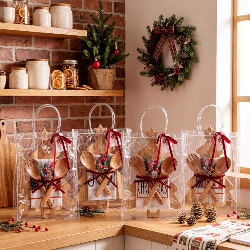 Acellegic 30 Pcs Christmas Kitchen Gift Set with Cutting Boards & Utensils, Cute Holiday Decor